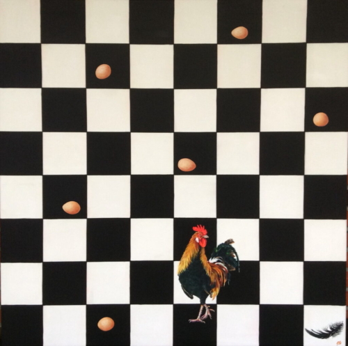 Checkmate. From the series "Very lonely cock".