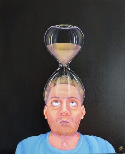 Time out of mind acrylic painting